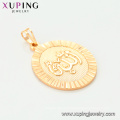 33347 Xuping fashion jewelry made in China wholesale free sample vogue gold pendant with promotion price